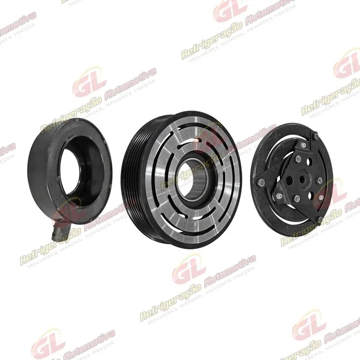 Conjunto de Embreagem do Compressor CVC Delphi 20069 Renault Megane 2.0 - 12 Volts Polia 7pk 119mm