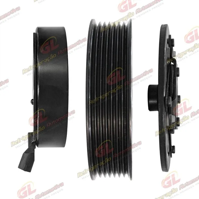 Conjunto de Embreagem do Compressor CVC Delphi 20069 Renault Megane 2.0 - 12 Volts Polia 7pk 119mm — foto 5