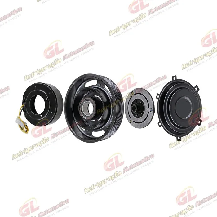 Conjunto de Embreagem do Compressor RC.600.173 Sanden 7H15 Caminhão Volvo - 24 Volts Polia 8pk 180mm OEM: 20779978 — foto 2