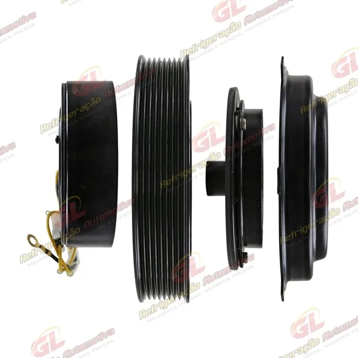 Conjunto de Embreagem do Compressor RC.600.173 Sanden 7H15 Caminhão Volvo - 24 Volts Polia 8pk 180mm OEM: 20779978 — foto 5