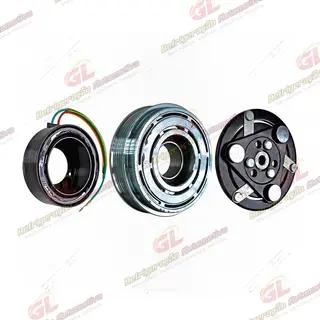 Conjunto de Embreagem do Compressor Original Honda Fit 2009> 12 Volts Polia 5pk 112mm