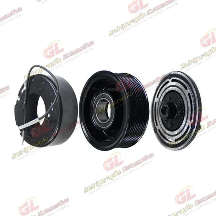 Conjunto de Embreagem do Compressor RC.600.189 7H15 Máquina New Holland - 12 Volts Polia 10pk 120mm — foto 2