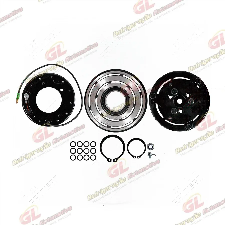 Conjunto de Embreagem do Compressor RC.600.193 7H15 12 Volts Polia 4pk 115mm