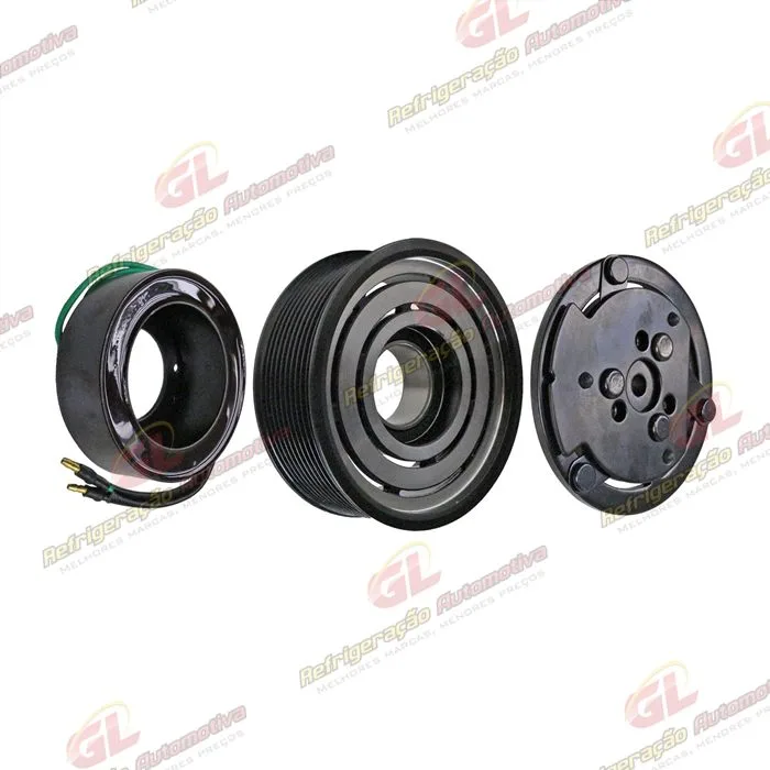 Conjunto de Embreagem do Compressor Caminhão Scania 2012> 7H15 - 24 Volts Polia 10pk 120mm