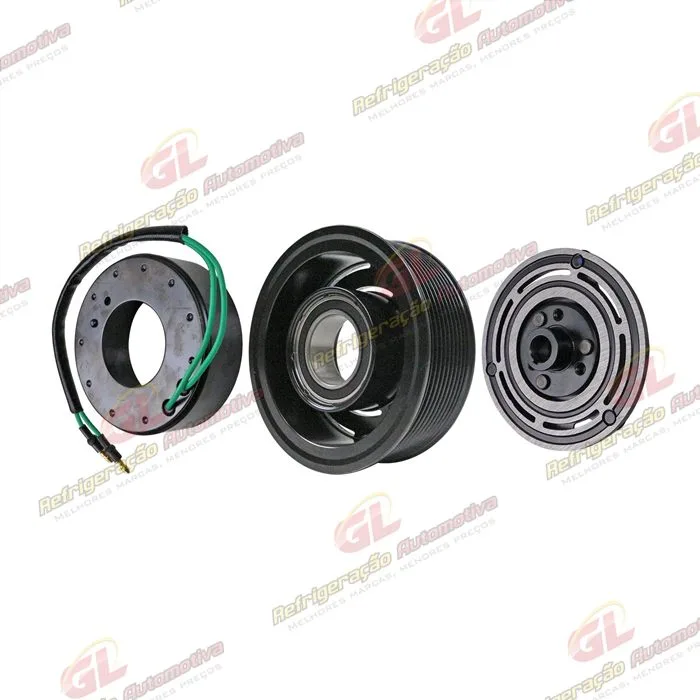 Conjunto de Embreagem do Compressor Caminhão Scania 2012> 7H15 - 24 Volts Polia 10pk 120mm — foto 2