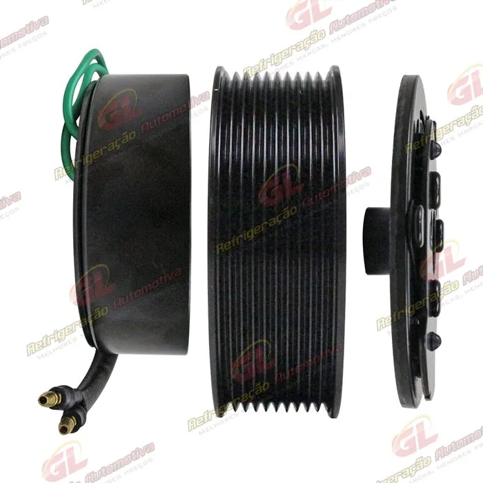 Conjunto de Embreagem do Compressor Caminhão Scania 2012> 7H15 - 24 Volts Polia 10pk 120mm — foto 5