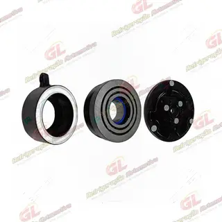 Conjunto de Embreagem do Compressor Scroll Modelo RC.600.207 Fiat Uno Fire 12 Volts Polia 5pk 100mm