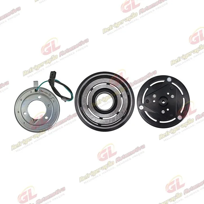 Conjunto de Embreagem do Compressor Valeo DSK-15DS Caminhão Volkswagen Constellation - 24 Volts Polia 4pk 120mm — foto 3