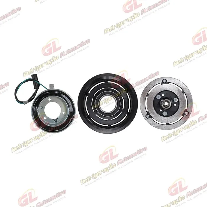 Conjunto de Embreagem do Compressor Valeo DSK-15DS Caminhão Volkswagen Constellation - 24 Volts Polia 4pk 120mm — foto 4