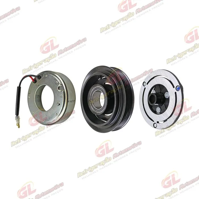Conjunto de Embreagem do Compressor Calsonic Fiat Uno / Palio / Novo Uno 12 Volts Polia 5pk 119mm — foto 2