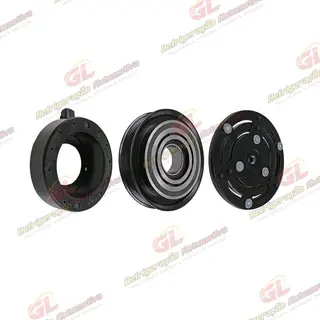 Conjunto de Embreagem do Compressor Denso Scroll Fiat Palio / Uno Fire 12 Volts Polia 5pk 120mm