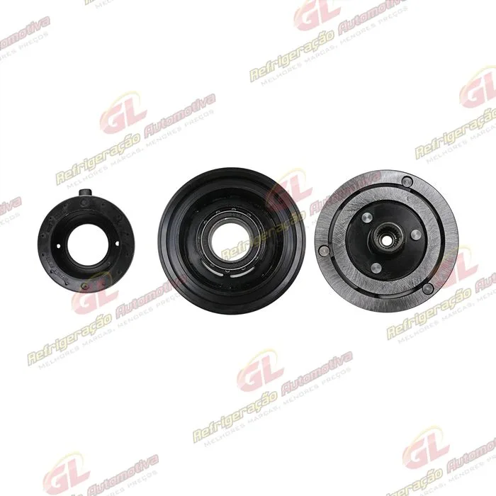 Conjunto de Embreagem do Compressor Denso Scroll Fiat Palio / Uno Fire 12 Volts Polia 5pk 120mm — foto 4