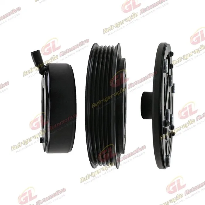 Conjunto de Embreagem do Compressor Denso Scroll Fiat Palio / Uno Fire 12 Volts Polia 5pk 120mm — foto 5