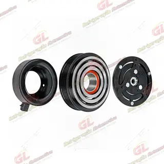 Conjunto de Embreagem do Compressor Denso Scroll SCSB06C Fiat Uno Fire / Punto 1.4 12 Volts Polia 5pk 104mm