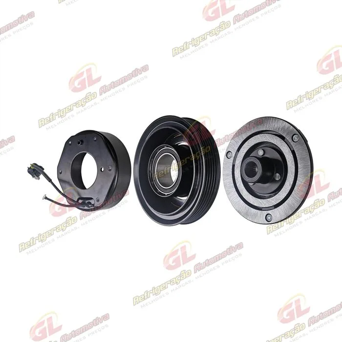 Conjunto de Embreagem do Compressor DF11 Hyundai HB20 Motor 1.0 - 12 Volts Polia 5pk 123mm — foto 2