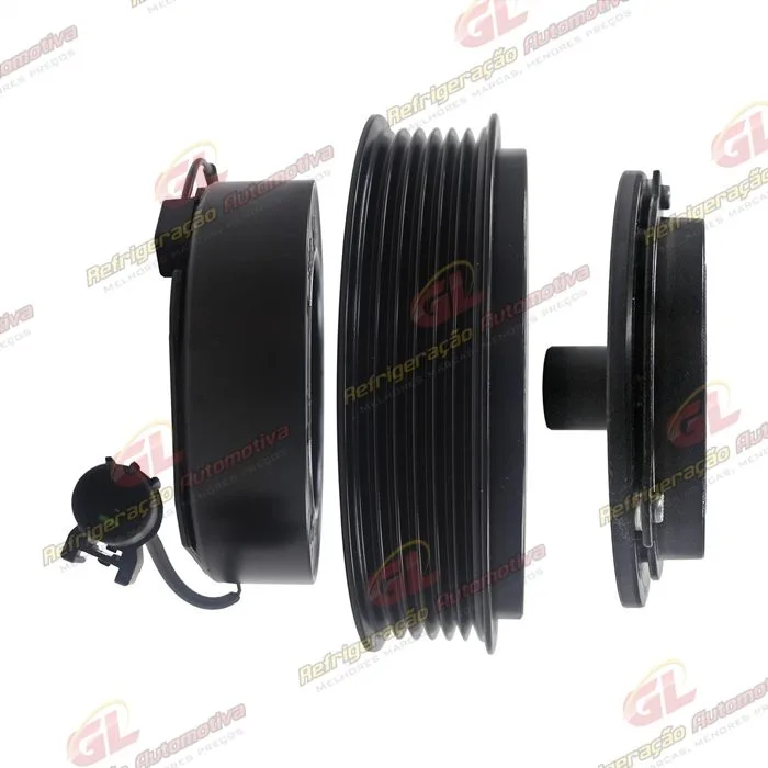 Conjunto de Embreagem do Compressor DF13 Hyundai HB20 Motor 1.6 - 12 Volts Polia 6pk — foto 5