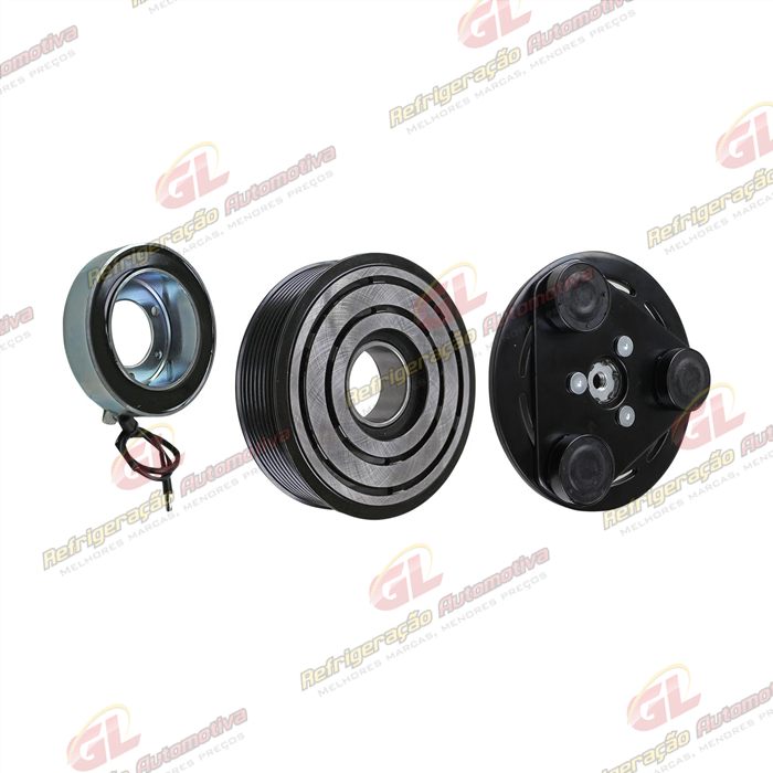 Conjunto de Embreagem do Compressor Seltec TM08/ TM13/ TM15/ TM16 - 12 Volts Polia 8pk 119mm