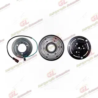 Conjunto de Embreagem do Compressor Valeo DSK-15DS Caminhão Volkswagen Constellation - 24 Volts Polia 8pk