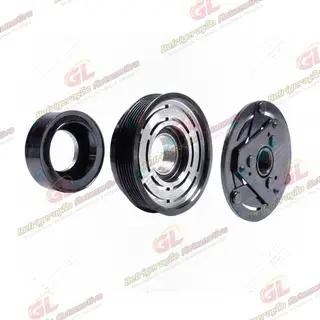 Conjunto de Embreagem do Compressor Harrison V5 Chevrolet Corsa >1998 12 Volts Polia 6pk 129mm