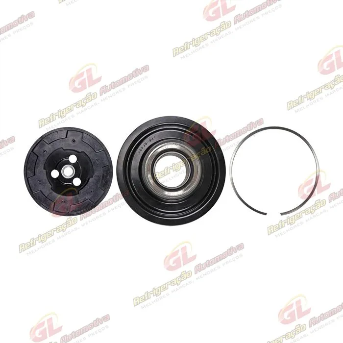 Conjunto de Embreagem do Compressor Denso 6SEU12C ND2 6QO820803D Volkswagen Polo Novo do Compressor RC.600.361 - 12 Volts Polia 6pk 115mm — foto 3