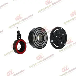 Conjunto de Embreagem do Compressor Denso 10SR13C RC.600.370 Toyota Etios - 12 Volts Polia 7pk 105mm