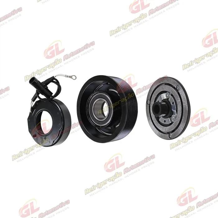 Conjunto de Embreagem do Compressor Denso 10SR13C RC.600.370 Toyota Etios - 12 Volts Polia 7pk 105mm — foto 2