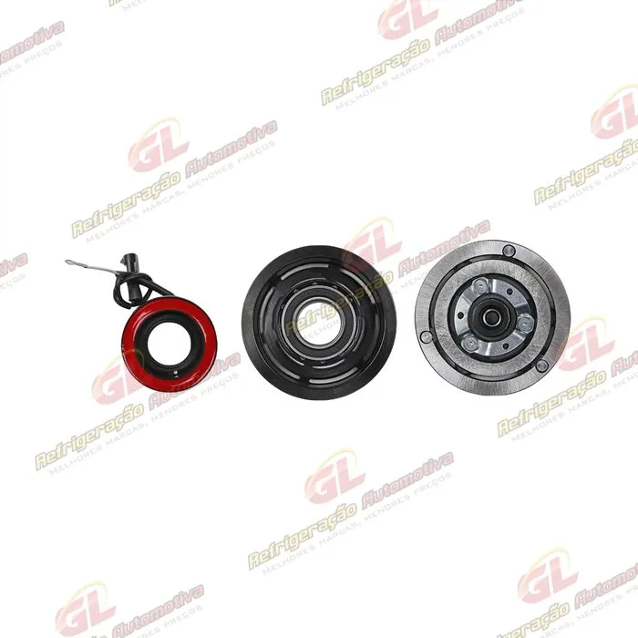 Conjunto de Embreagem do Compressor Denso 10SR13C RC.600.370 Toyota Etios - 12 Volts Polia 7pk 105mm — foto 4