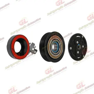 Conjunto de Embreagem do Compressor 10SRE11C Toyota Hilux 2.8 - 12 Volts Polia 7pk 125mm