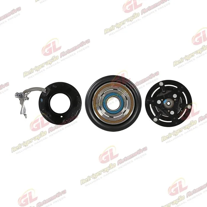 Conjunto de Embreagem do Compressor 10SRE11C Toyota Hilux 2.8 - 12 Volts Polia 7pk 125mm — foto 3