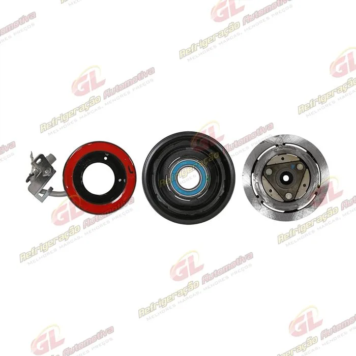 Conjunto de Embreagem do Compressor 10SRE11C Toyota Hilux 2.8 - 12 Volts Polia 7pk 125mm — foto 4