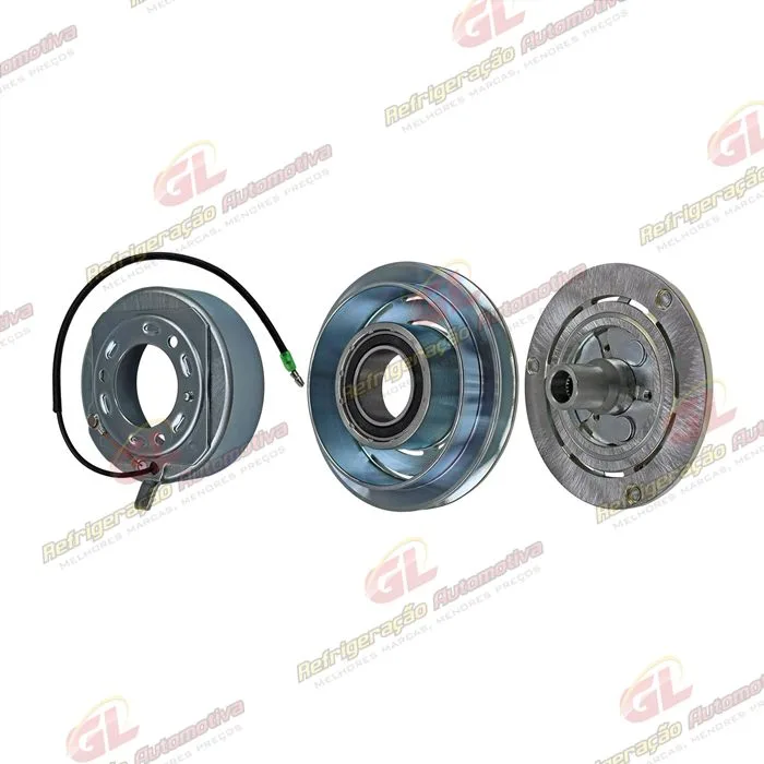 Conjunto de Embreagem do Compressor RC.600.383 Modelo Valeo Mitsubishi L200 Sport - 12 Volts Polia Canal 1A 125mm — foto 2