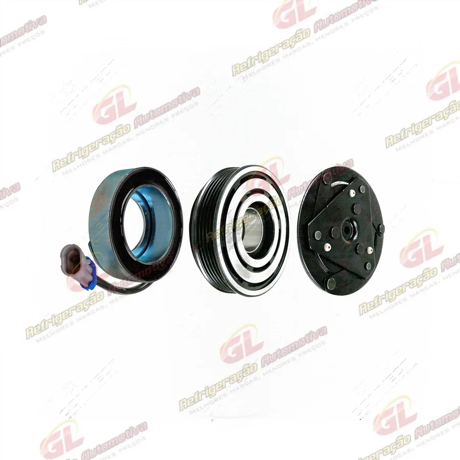 Conjunto de Embreagem do Compressor Delphi CVC Chevrolet Agile/ Montana 2009> 12 Volts Polia 5pk 109mm