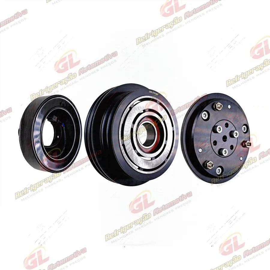 Conjunto de Embreagem do Compressor modelo Valeo TM65 Ônibus