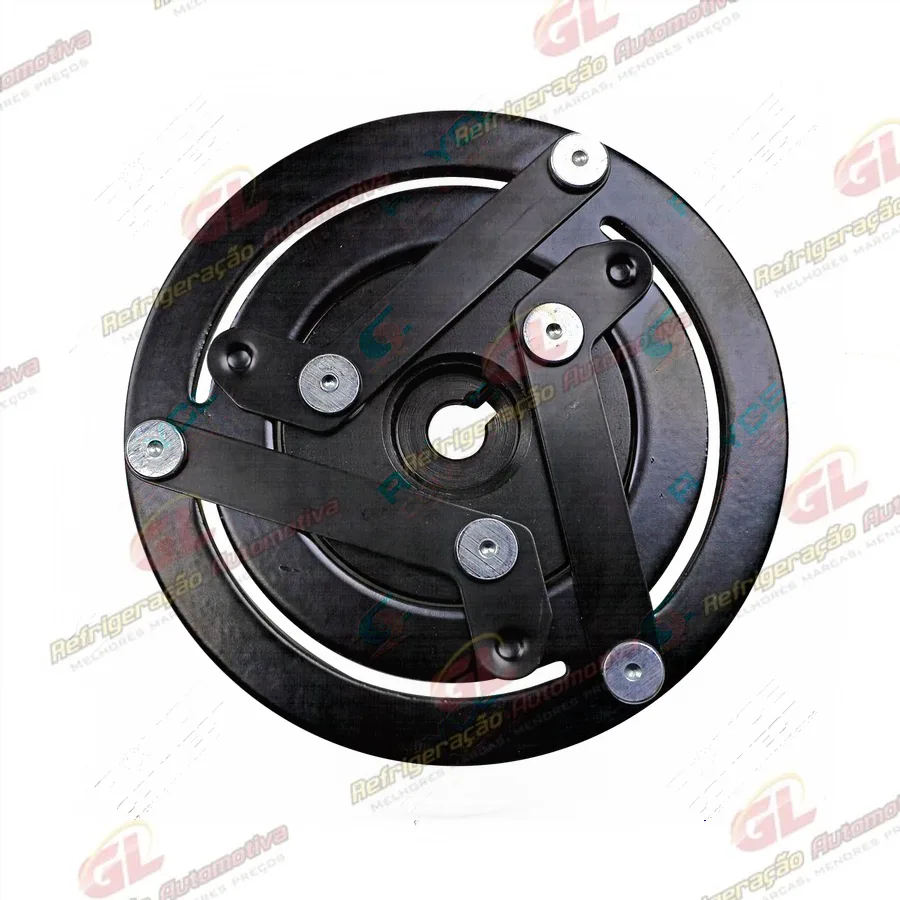 Embreagem do Compressor Denso 10P08 Espelho Eixo Chaveta