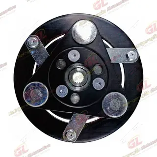 Embreagem do Compressor Sanden TRS09 Honda Civic 2001 Até 2006 Eixo Estriado (Compressor Original)
