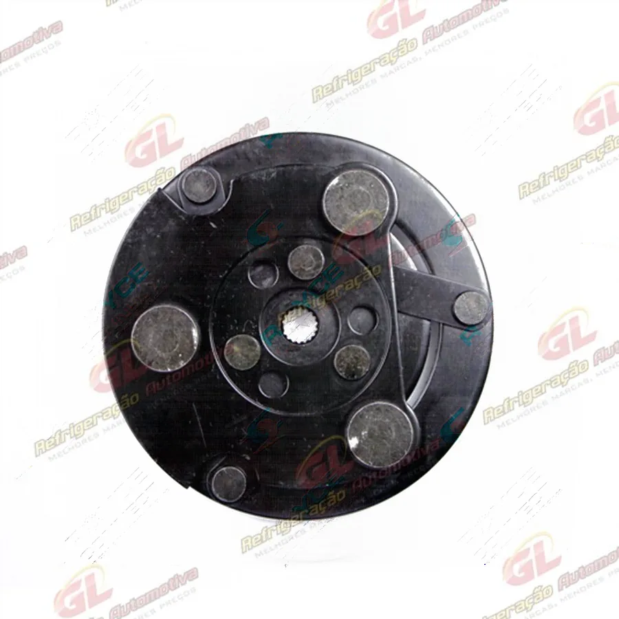 Embreagem do Compressor Sanden TRS090 Honda Civic 1996 Até 2000 Eixo Estriado (Compressor Original)