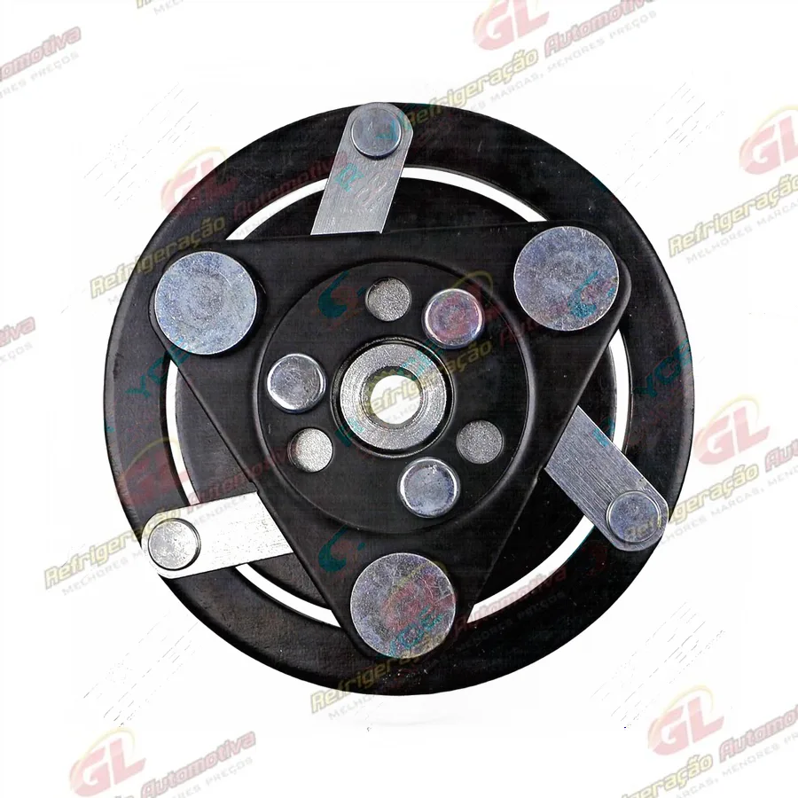 Embreagem do Compressor Original Honda Fit 2007> Eixo Estriado