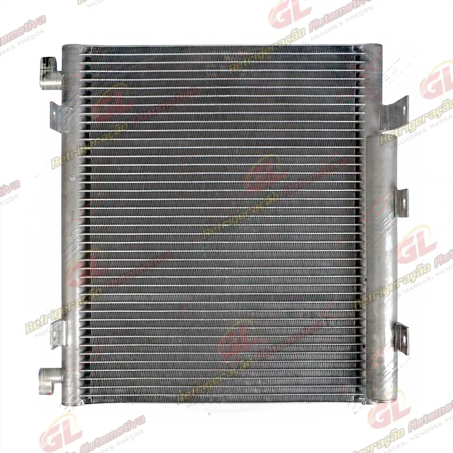 Condensador Máquina Pá Carregadeira SDLG L936/ L938/ L956F/ LG936L/ LG938L OEM: 4130003537003/ 309116007/ L2511500B Fluxo Paralelo