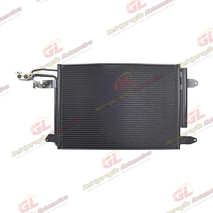 Condensador Volkswagen Jetta 2007 Até 2009 / Golf 2012> Fluxo Paralelo OEM: 1K0820411Q