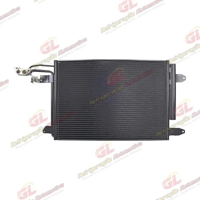 Condensador Volkswagen Jetta 2007 Até 2009 / Golf 2012> Fluxo Paralelo OEM: 1K0820411Q