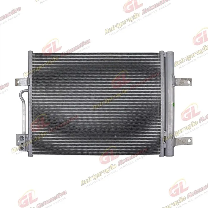 Condensador Fiat Palio/Siena/Strada Motor Fire 1.0 e 1.4 2008>/ Palio/Siena Motor E-Torq Modelo Denso Sistema Behr Fluxo Paralelo OEM: 51834975