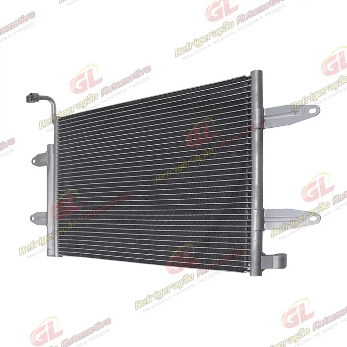 Condensador Volkswagen Polo/ Fox 2003> / Gol/ Voyage/ Saveiro Fluxo Paralelo Original - Sistema Denso OEM: 5Z0820411E — foto 2