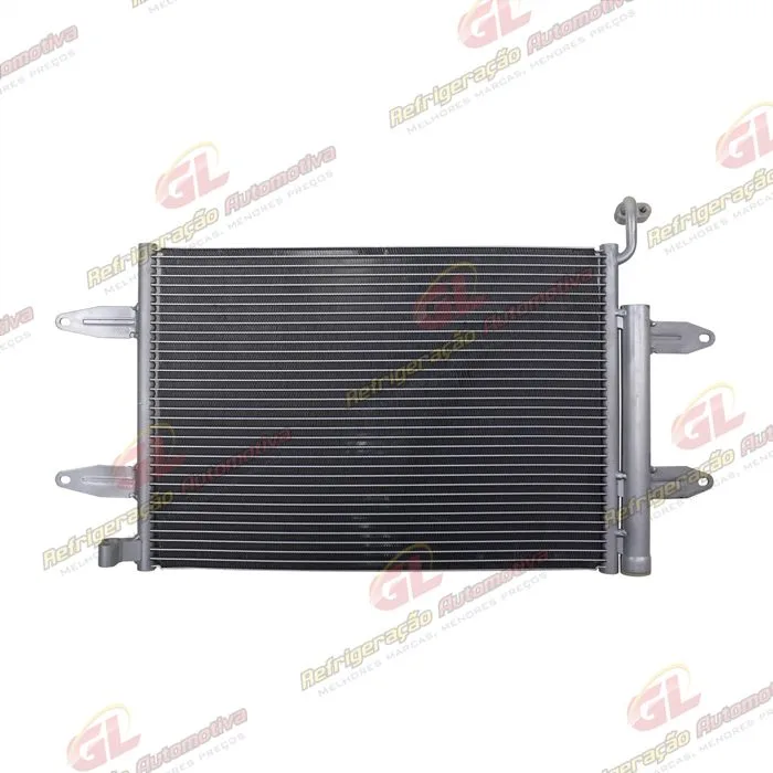 Condensador Volkswagen Polo/ Fox 2003> / Gol/ Voyage/ Saveiro Fluxo Paralelo Original - Sistema Denso OEM: 5Z0820411E — foto 4