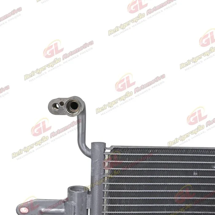 Condensador Volkswagen Polo/ Fox 2003> / Gol/ Voyage/ Saveiro Fluxo Paralelo Original - Sistema Denso OEM: 5Z0820411E — foto 6