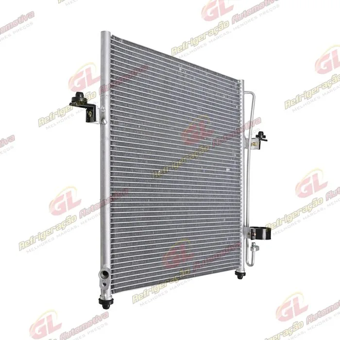 Condensador Mitsubishi L200 Triton HPE Gasolina V6 / Diesel 2007 Até 2011 / Pajero Dakar Fluxo Paralelo OEM: MN123642 — foto 3
