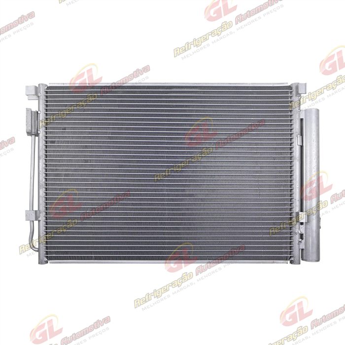 Condensador Hyundai Veloster/ HB20 1.0 2015/ 1.6 2012 Até 2019 Fluxo Paralelo OEM: 976062V000