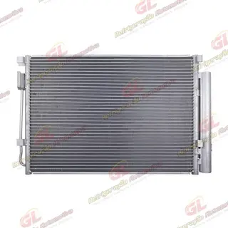 Condensador Hyundai Veloster/ HB20 1.0 2015/ 1.6 2012 Até 2019 Fluxo Paralelo OEM: 976062V000
