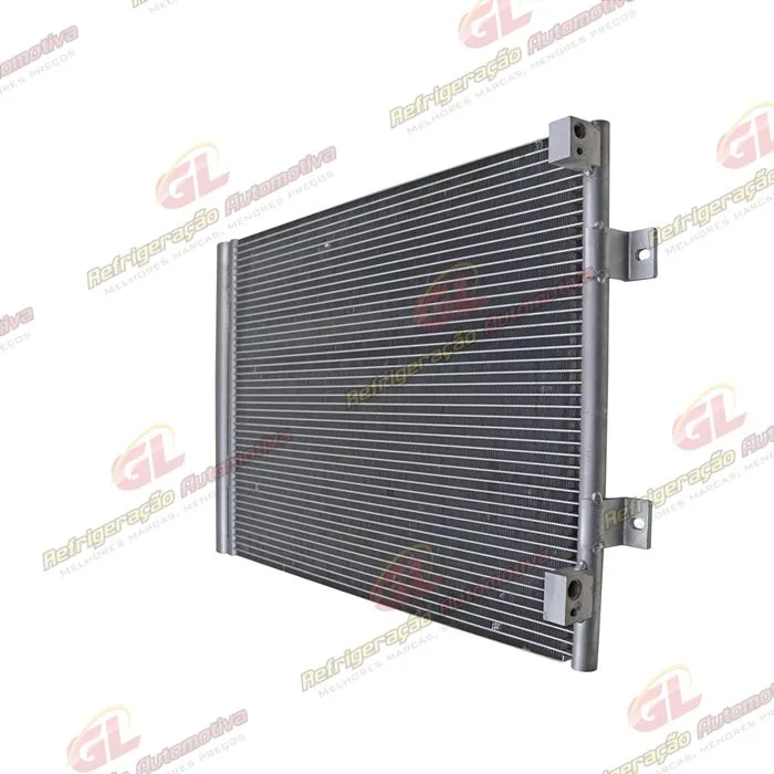 Condensador Máquina Pá Carregadeira Hyundai Série 9A / Escavadeira R210/ R220/ R380/ R520 OEM: 11Q6-90071 / Escavadeira Volvo EC250E/ 300E/ 350E/ 380E/ 480E/ 380EHR/ 480EHR A/A OEM: 14645543 Fluxo Paralelo — foto 6