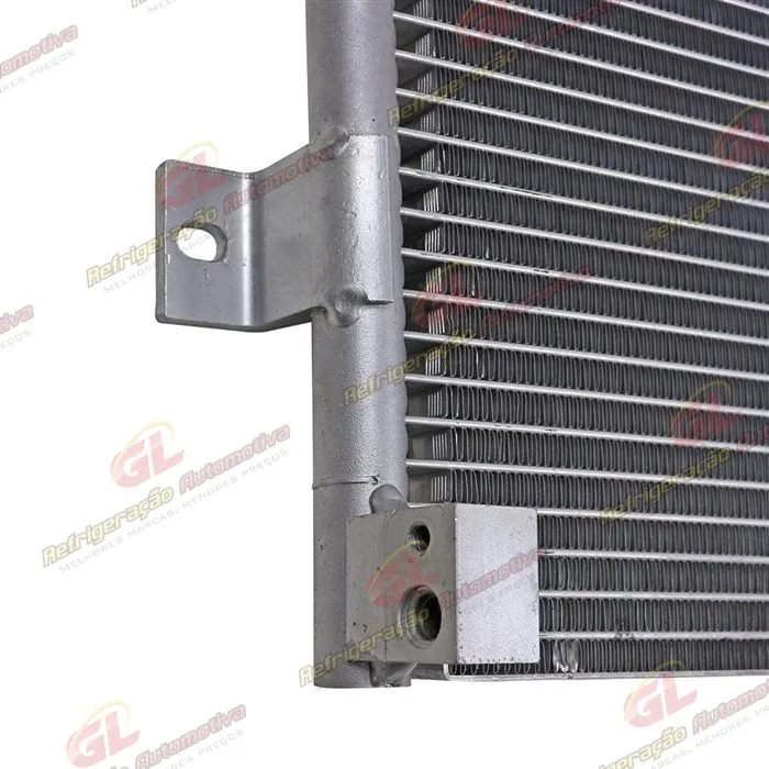 Condensador Máquina Pá Carregadeira Hyundai Série 9A / Escavadeira R210/ R220/ R380/ R520 OEM: 11Q6-90071 / Escavadeira Volvo EC250E/ 300E/ 350E/ 380E/ 480E/ 380EHR/ 480EHR A/A OEM: 14645543 Fluxo Paralelo — foto 9