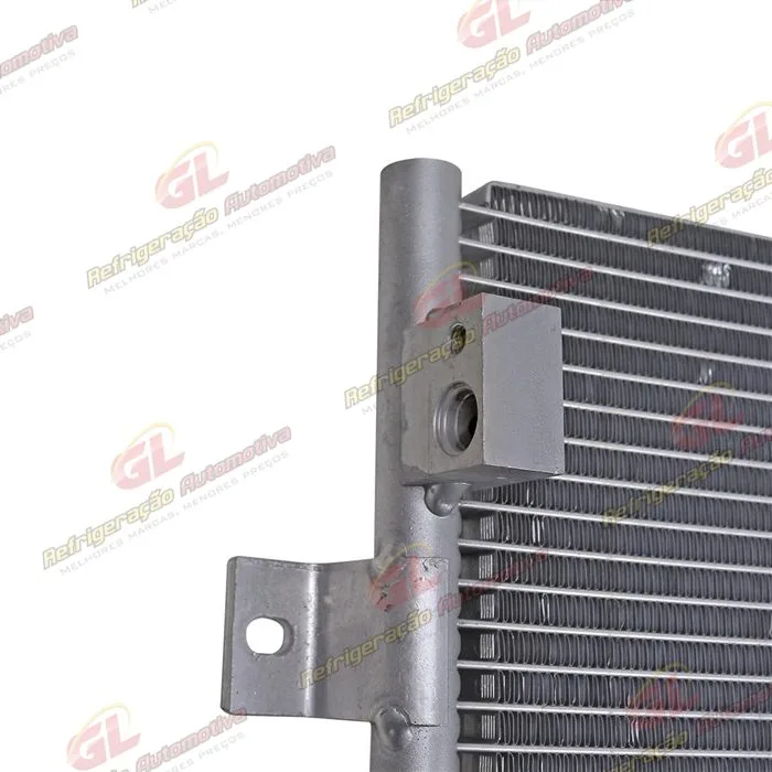 Condensador Máquina Pá Carregadeira Hyundai Série 9A / Escavadeira R210/ R220/ R380/ R520 OEM: 11Q6-90071 / Escavadeira Volvo EC250E/ 300E/ 350E/ 380E/ 480E/ 380EHR/ 480EHR A/A OEM: 14645543 Fluxo Paralelo — foto 10